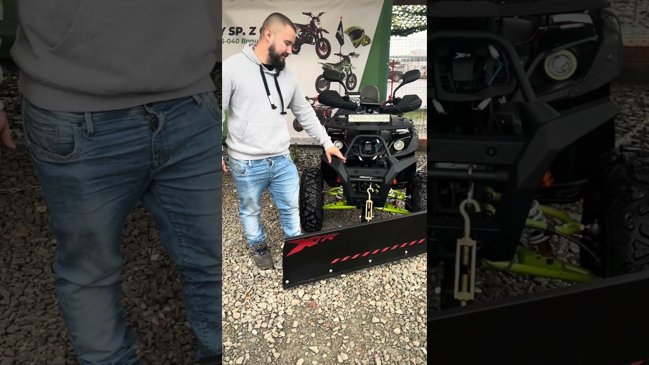 XTR HUMMER 250cc z pługiem🔥🔥🔥#agroray #agroraymoto #quad #hummer #250cc #odsniezanie #atv