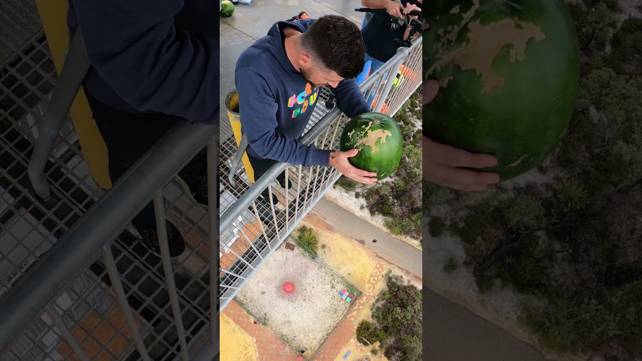 Watermelon Vs. World&rsquo;s Largest Exercise Ball