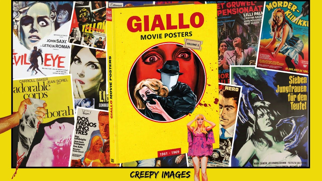 GIALLO MOVIE POSTERS - Vol. 1 (1961-1969) | Softcover Variante | Creepy Images