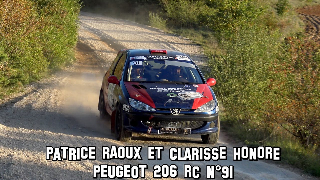 Rallye Terre des Cardabelles 2022 - Peugeot 206 RC N°91 - Patrice RAOUX et Clarisse HONORE