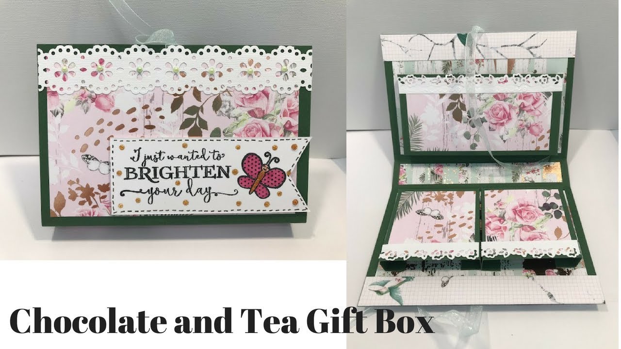 Chocolate and Tea Gift Box Tutorial