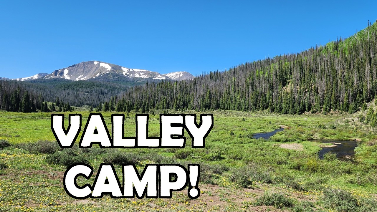 Mountain Camping by a Stream!