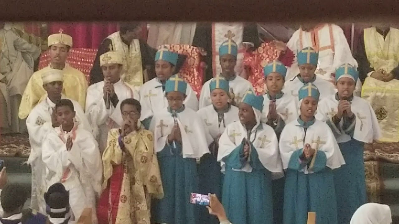 Ethiopian O.T.C Kidus Mikael Beal kids Mezmur Oakland, CA 2017