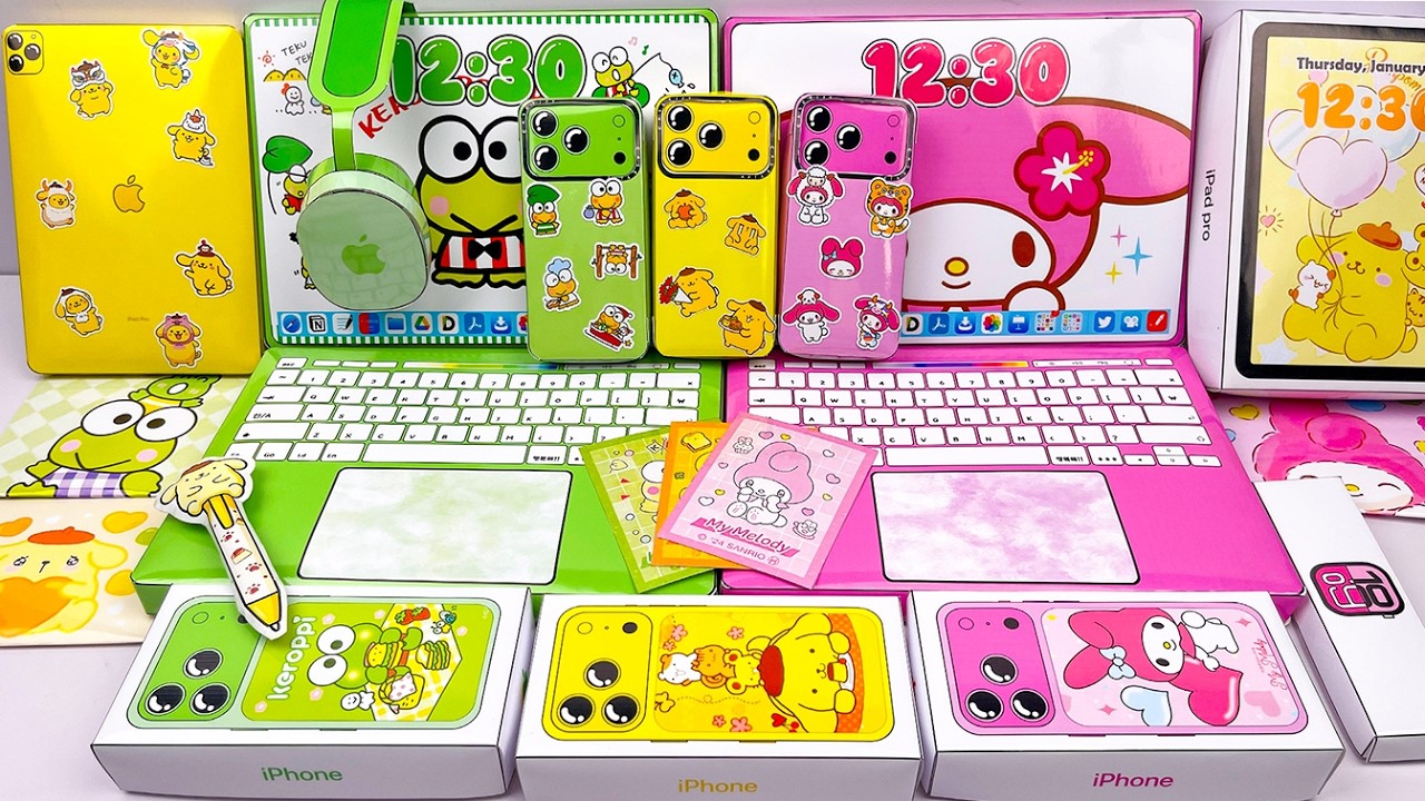 Amazing Paper | Apple x SANRIO Blind Bag 1000$ | Pompompurin, My Melody, Keroppi | ASMR