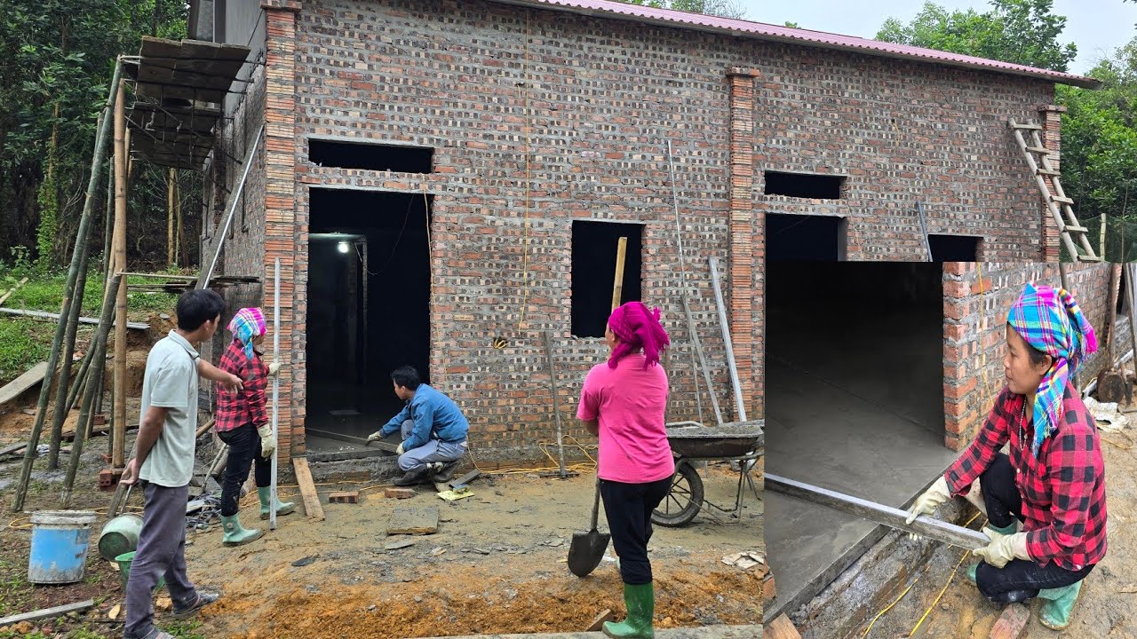 From the final steps to completing Ly Phuc Ca's dream home.