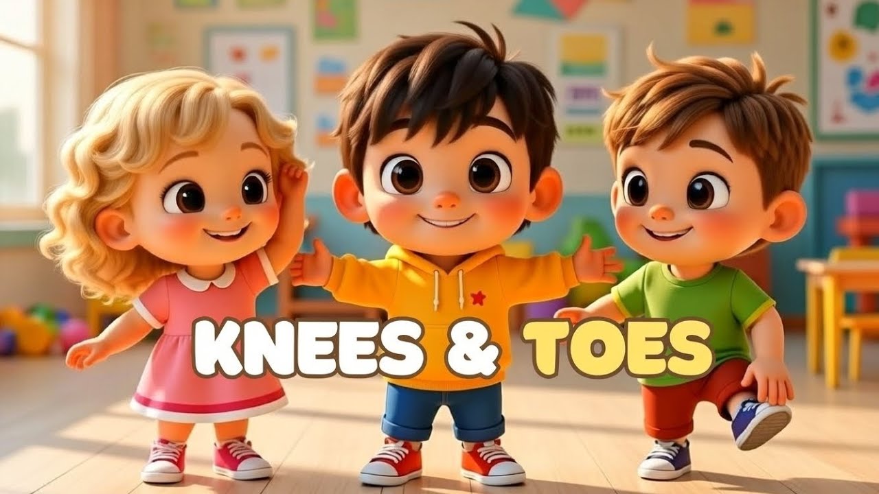 Head Shoulders Knees Toes Song | Action Song for Kids | Move Your Body
