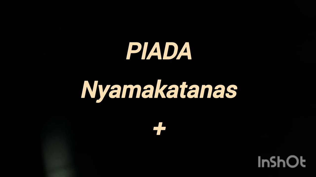 Narciso piada. Nyamakatanas parte 2