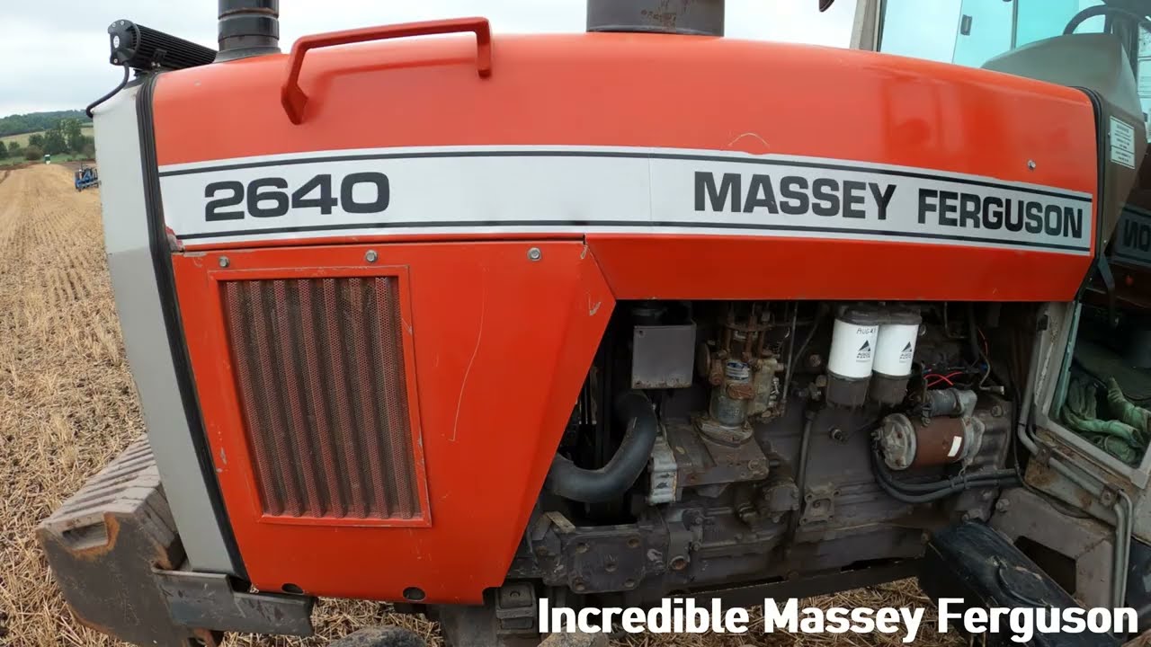 1983 Massey Ferguson 2640 4WD 5.8 Litre 6-Cyl Diesel Tractor (110 HP) with Dowdeswell Plough