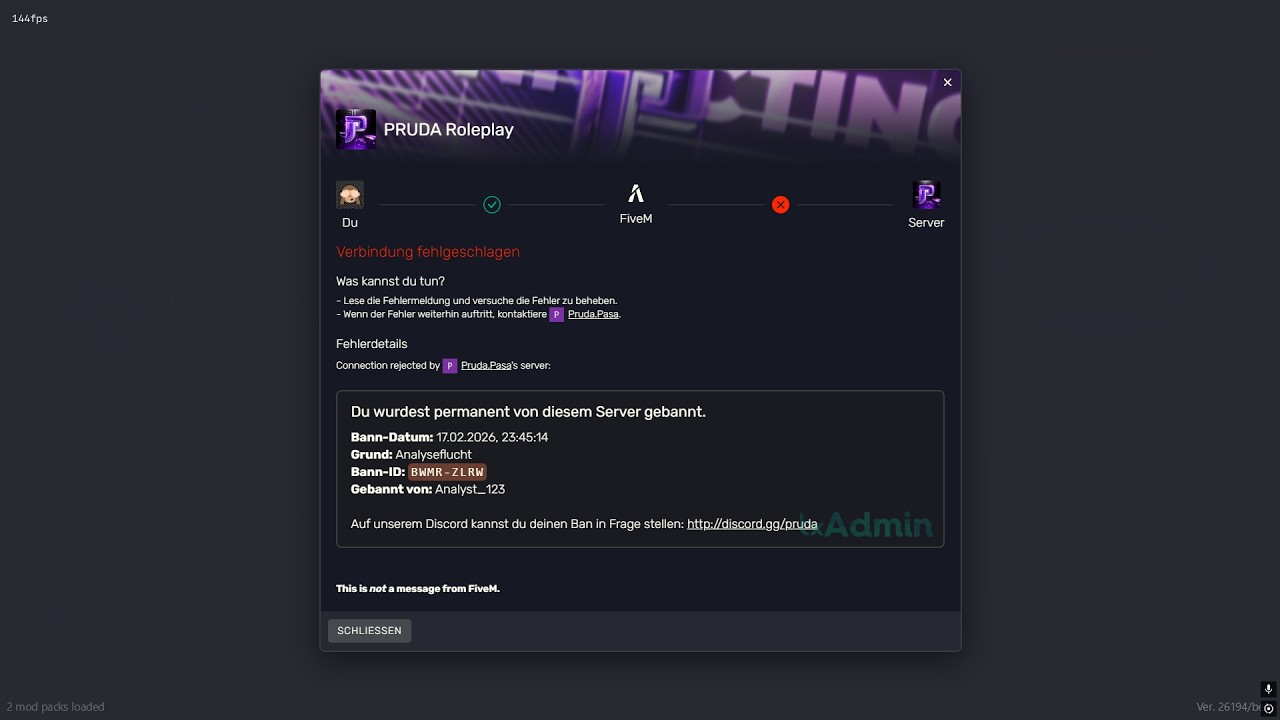[PRUDA] Fallen at 4 AM