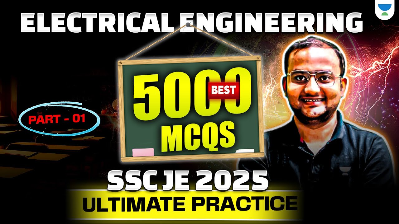Best 5000 MCQs in Electrical Engineering | SSC JE 2025 Ultimate Practice - 1 | Ravendra Yadav