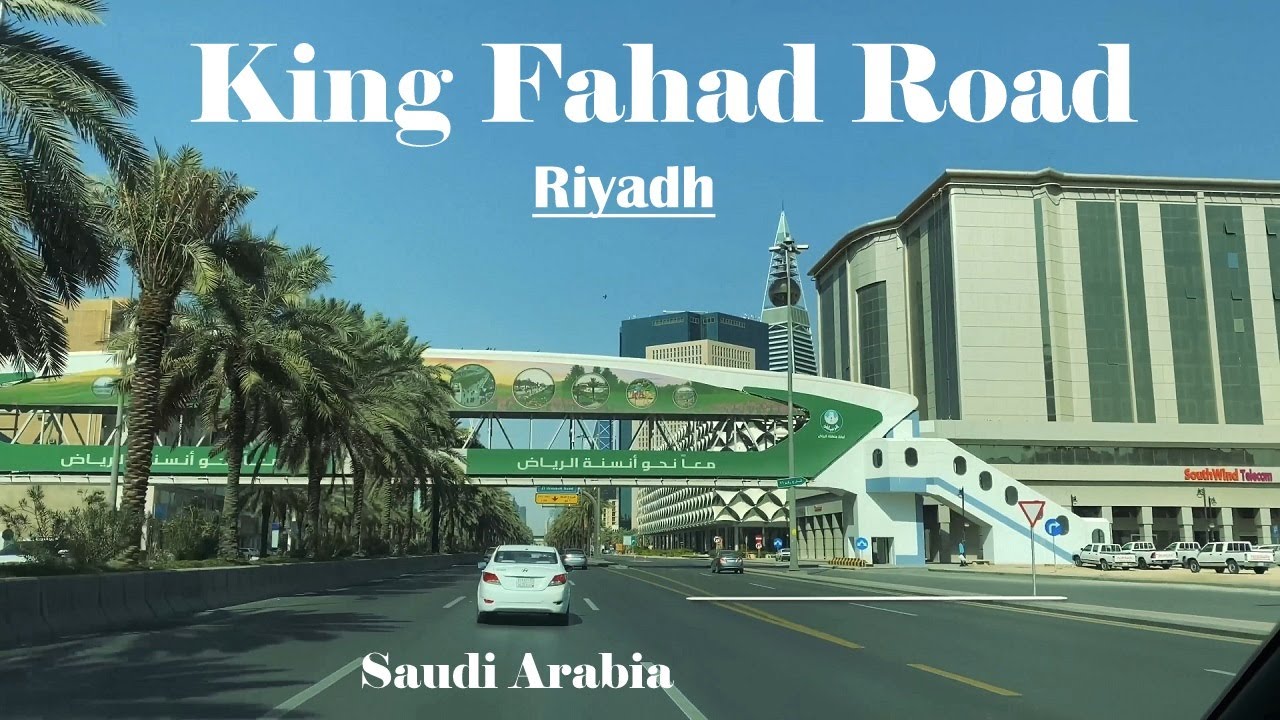 King Fahad Road - The Most Beautiful Road in Riyadh 4K | Saudi Arabia |