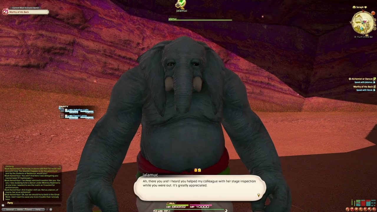 First-Person POV Final Fantasy XIV | [Flying in Thavnair | Endwalker] | NO COMMENTARY