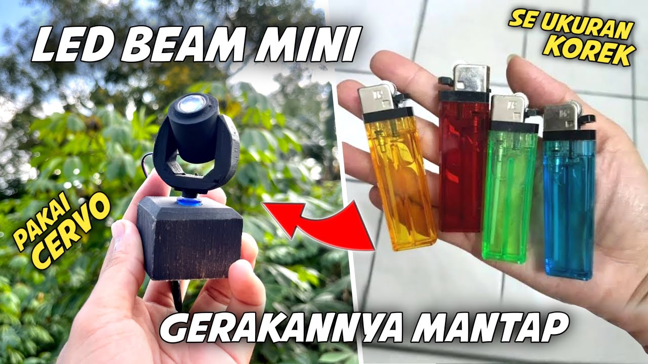 Cara mudah bikin Led beam mini PAKAI CERVO Makin mantap