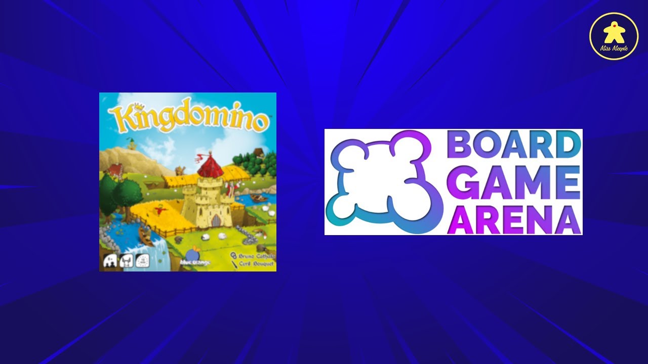 KINGDOMINO - Partita completa su BoardGameArena (2 giocatori)