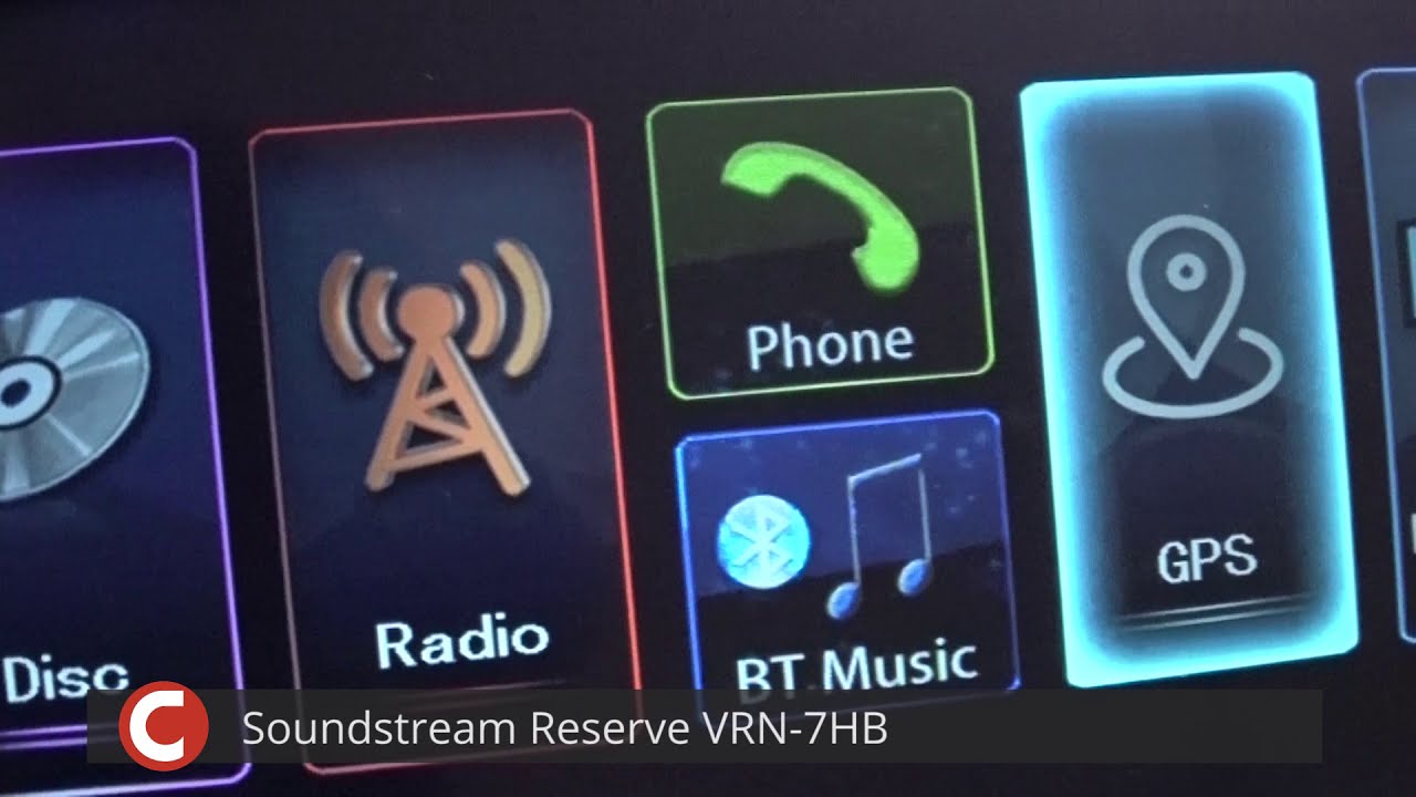 Soundstream Reserve VRN-7HB Display and Controls Demo | Crutchfield Video