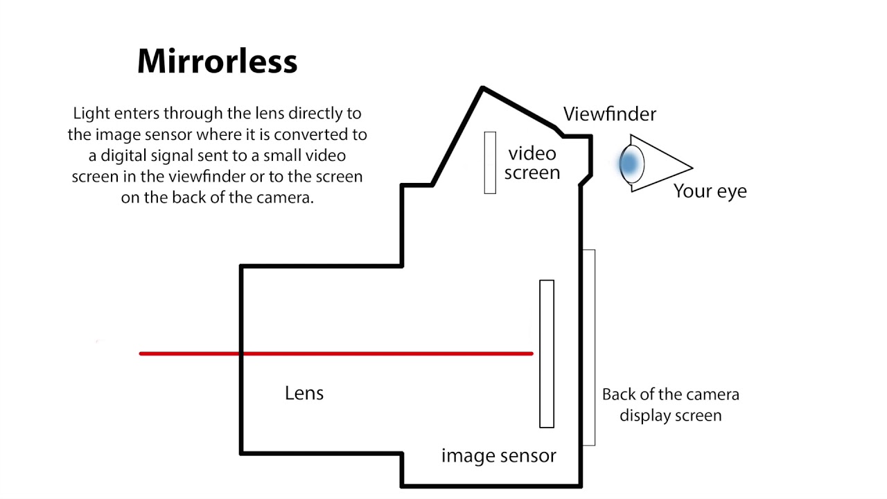 Mirrorless cameras with studio flash