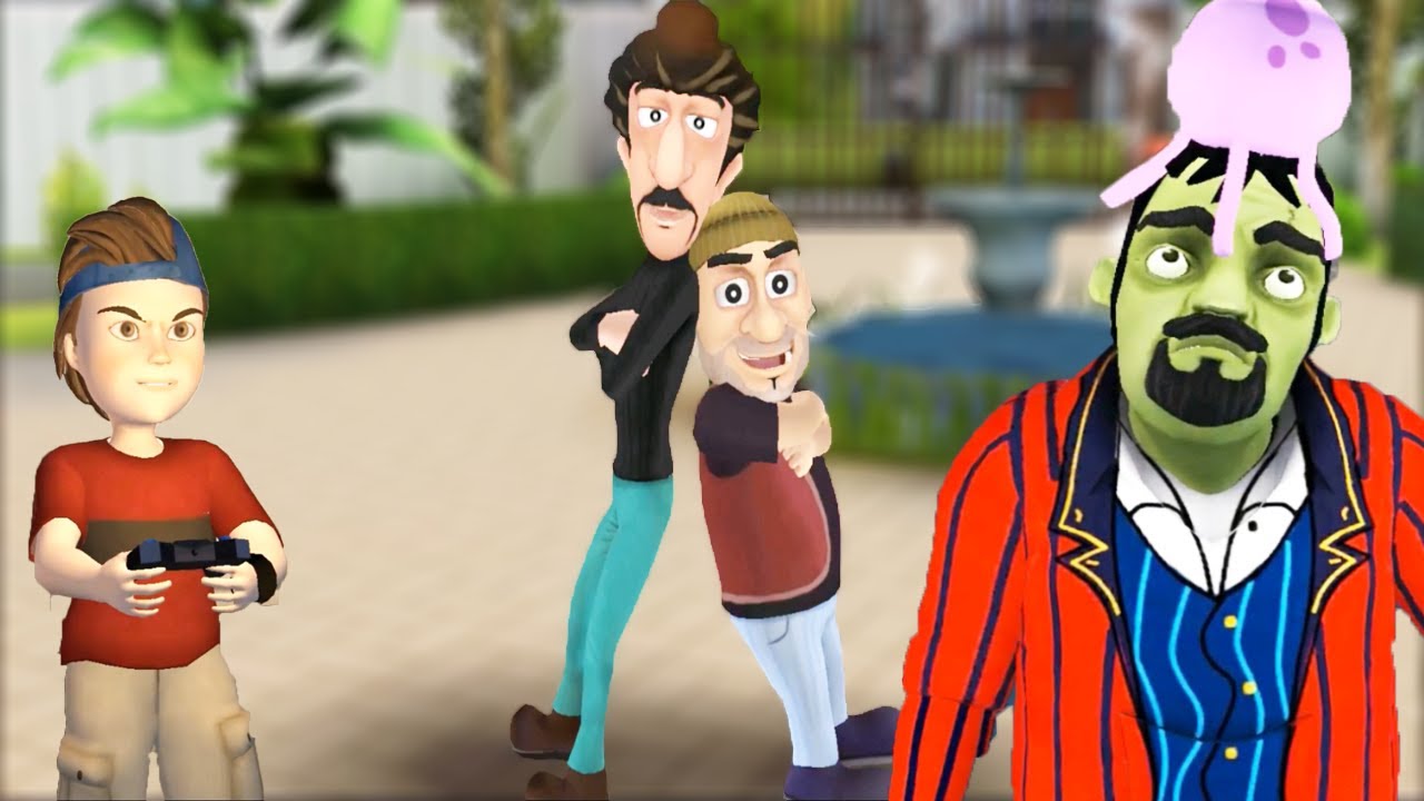 ÇATLAK KOMŞUYU DELİ EDİYORUZ Scary Stranger 3D Oyunu