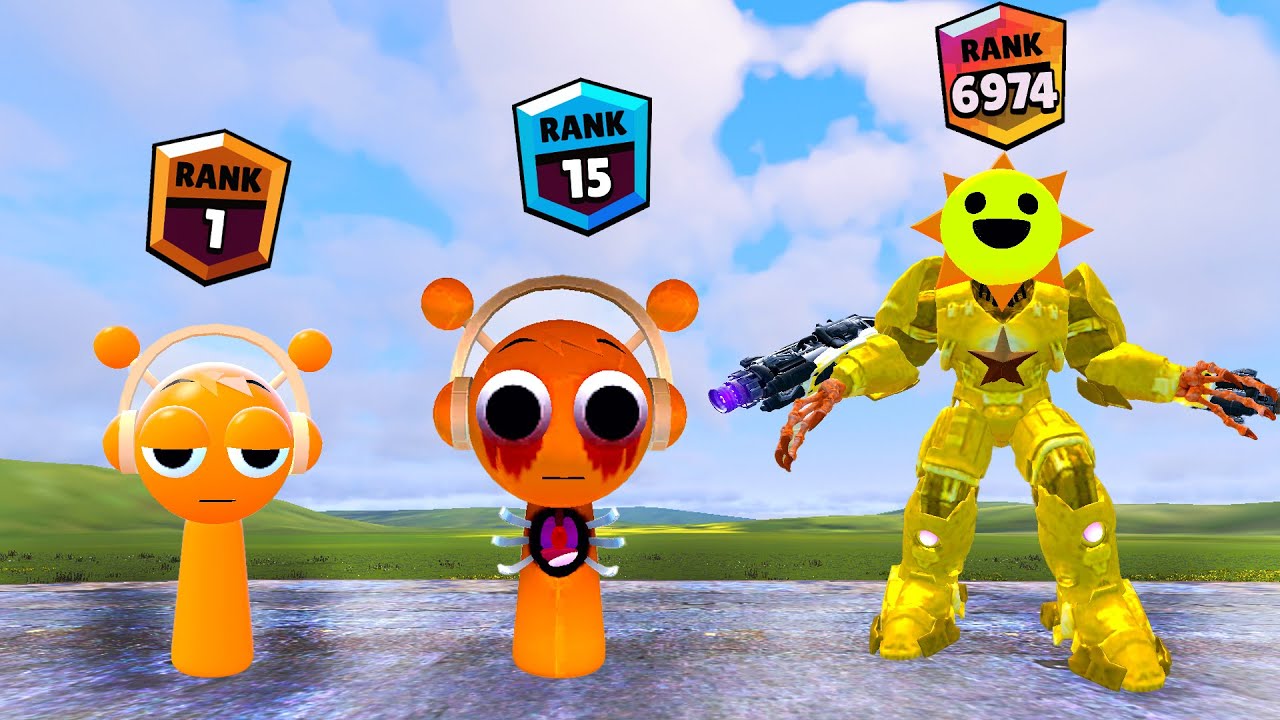 Brawl Stars Rank Up MECHATITAN SPRUNKI SUN in garry's mod
