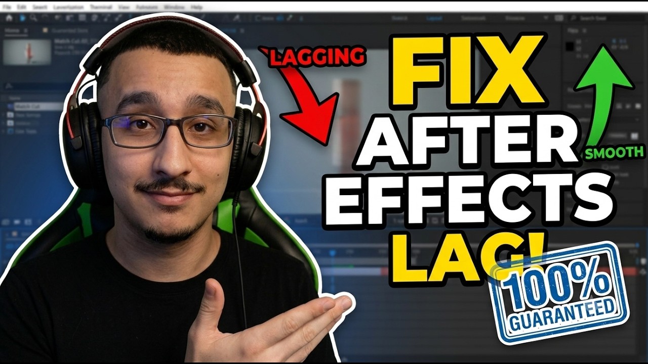 Fix After Effects Lag In Seconds (Stop The Crashes!)