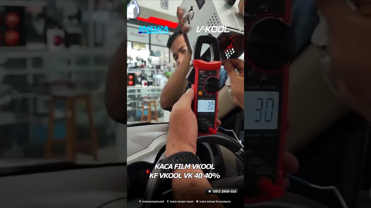 TEST KACA FILM V-KOOL VK40 (40%)