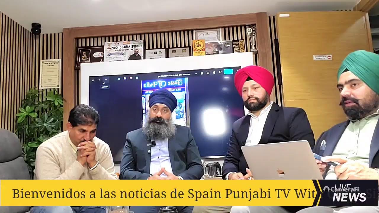 Spain Punjabi TV With Gurjit Singh's broadcast