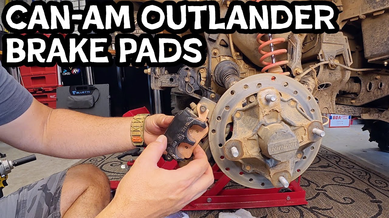 How to Change Brake Pads on a Can-Am Outlander (450, 570, 650, 850, 1000) | Complete ATV Tutorial