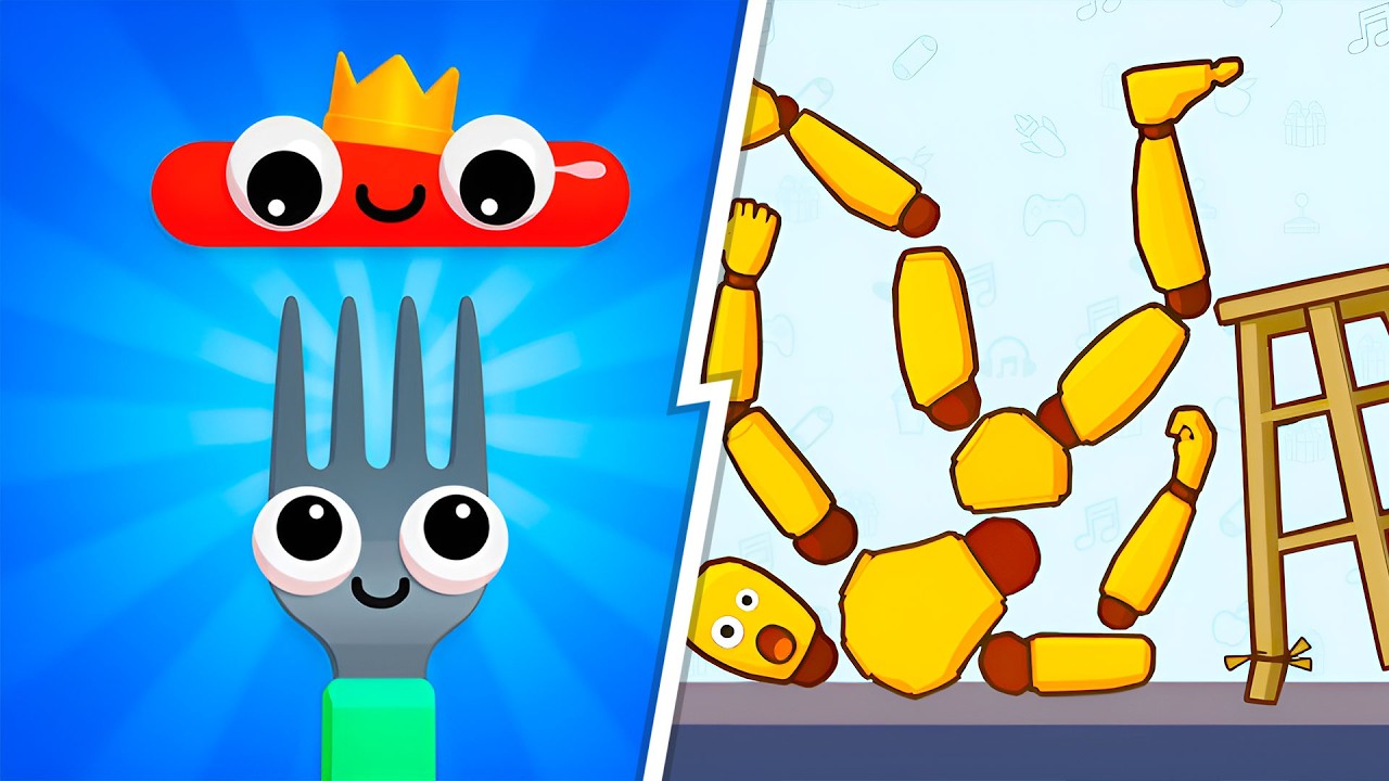 Fork N Sausage  VS Kick & Break -  Full Levels Speedrun Gameplay (Android & iOS) Ep 926
