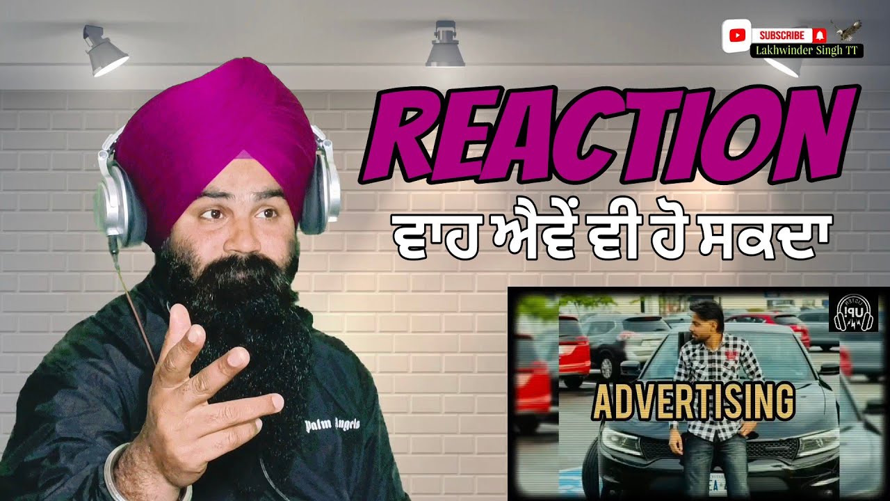 Reaction ADVERTISING - J UV - G GURI | Latest New Punjabi Song 2026