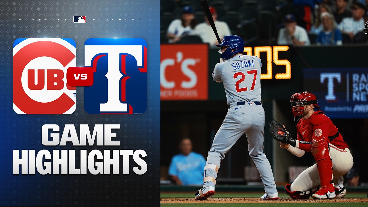 Cubs vs. Rangers Game Highlights (5/8/26) | MLB Highlights