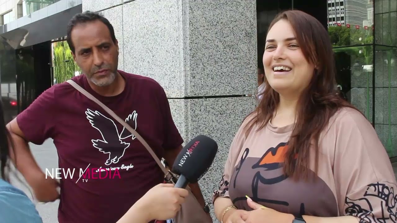 كوبل توانسة  مقيمين في أبو ظبي ❤️   يوجه كلامه لأعوان المطار .. أضحكو في وجوهنا  🇦🇪  🇹🇳
