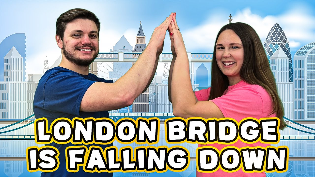 London Bridge Is Falling Down (with Lyrics) Nursery Rhymes | Fun Kids Song | Hand Motions | English