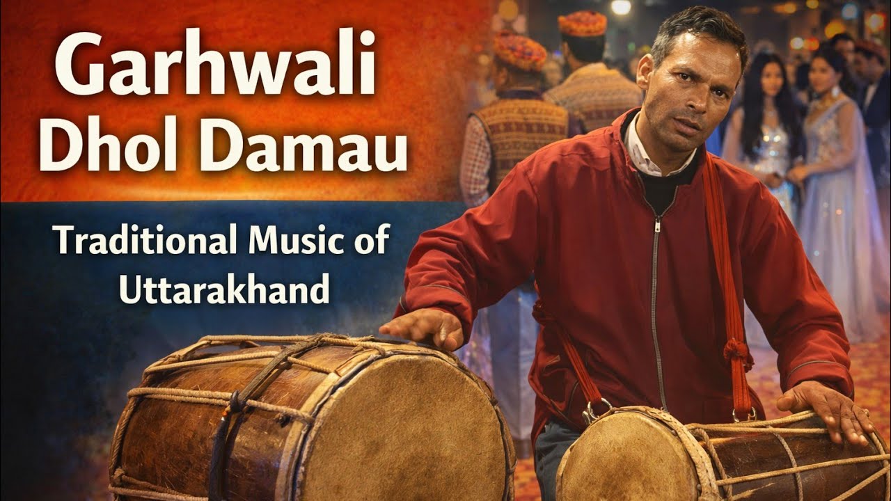 Ghadwali dhol Damau
