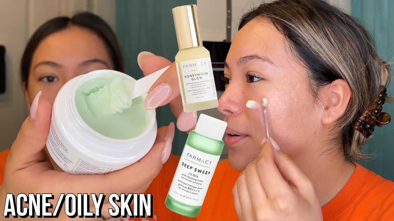 Full skincare routine using only Farmacy products