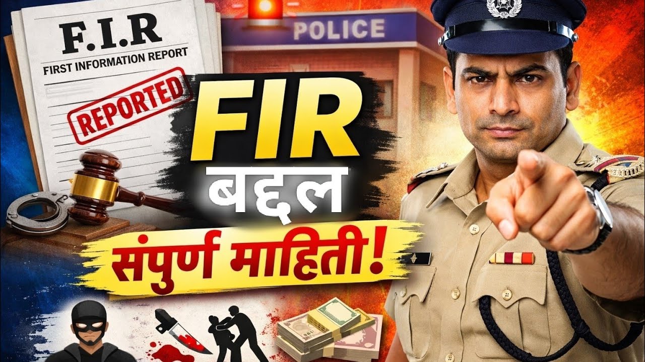 FIR कशी दाखल करतात? | पोलीस FIR घेत नाहीत तर काय करायचं? | संपूर्ण माहिती