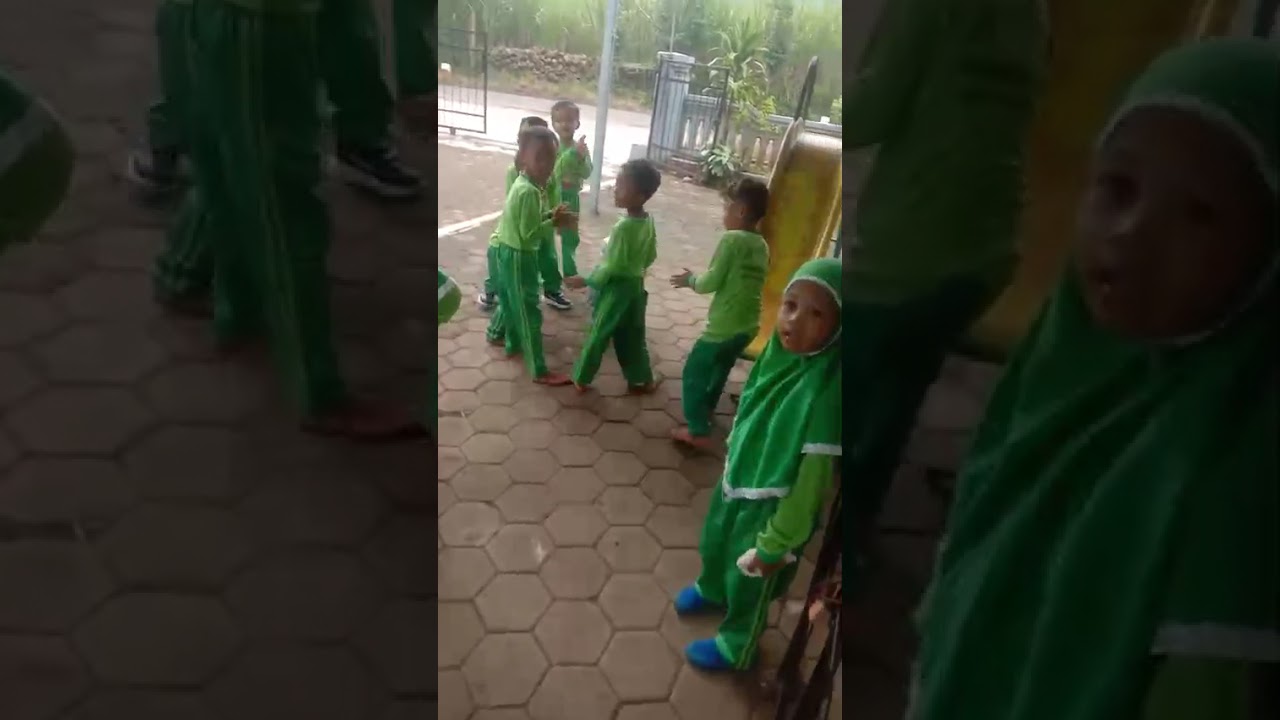 Ayrin umur 23 bulan, ikut mbah sekolah dan senam bersama kakak-kakak TK. 29 Januari 2026