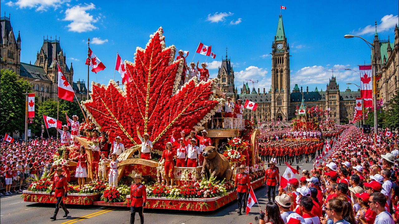 Canada Day 2026 🇨🇦 | Spectacular Parade & Celebration at Parliament Hill in 4K 🍁