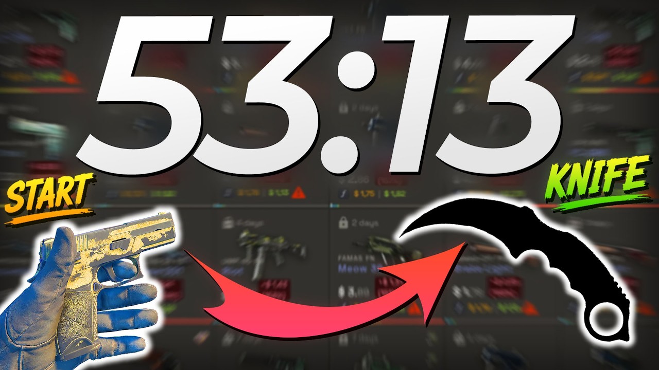 Trading From NOTHING to a KNIFE in 1 Hour?