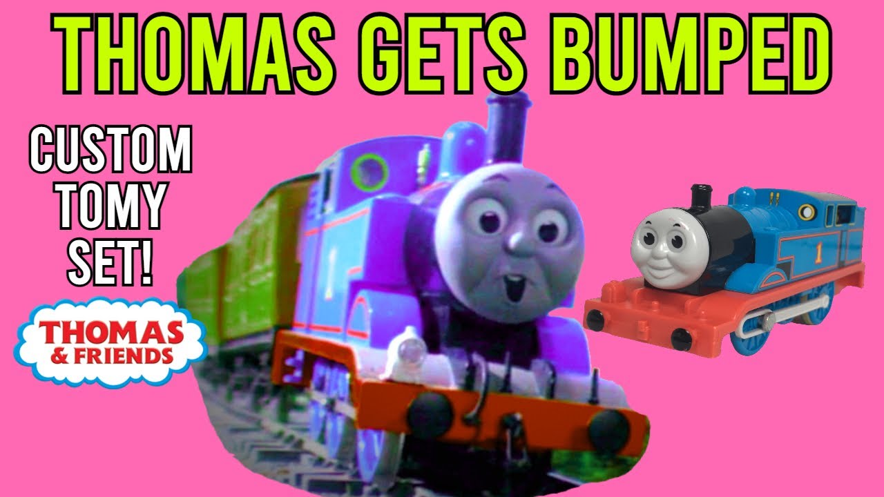 Custom TOMY Thomas Gets Bumped Set!