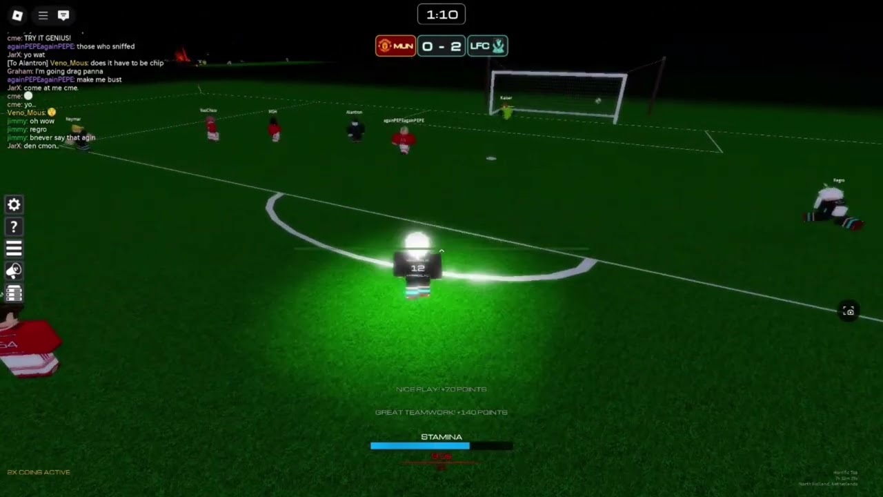 Midfield Gameplay in Freestyle Football (Alan FC)