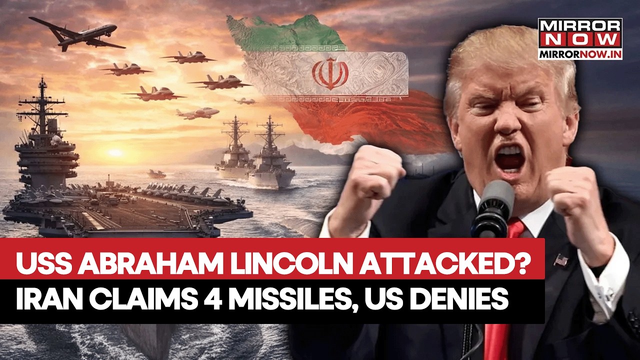 USS Abraham Lincoln Hit? Iran's IRGC Fires 4 Ballistic Missiles | What We Know So Far | Watch