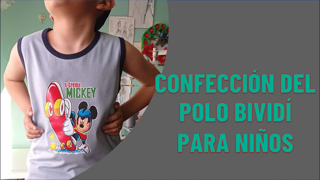 CONFECCIÓN DEL POLO BIVIDI PARA NIÑOS T-10