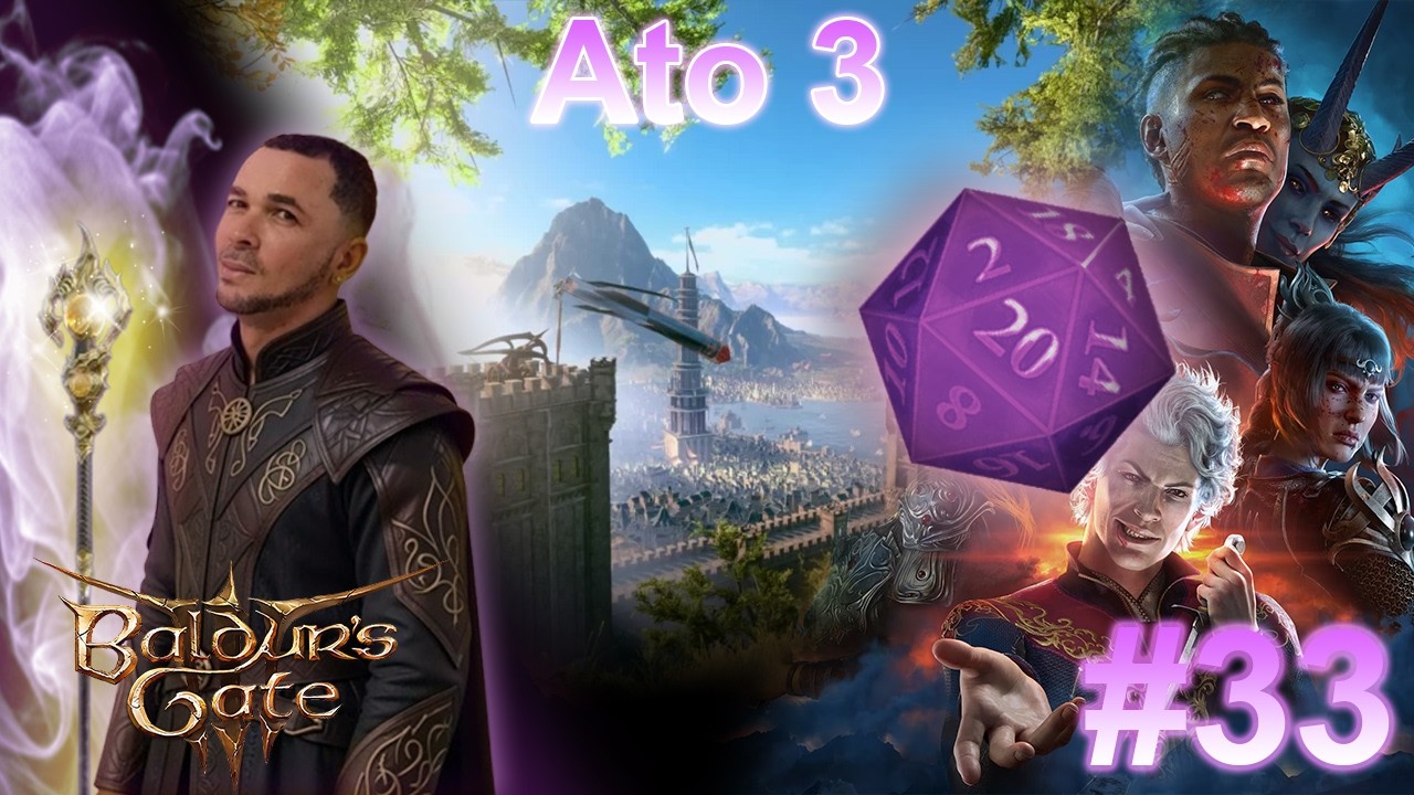 BALDUR GATES 3 - #33 - ME FERRANDO NESSE JOGO!