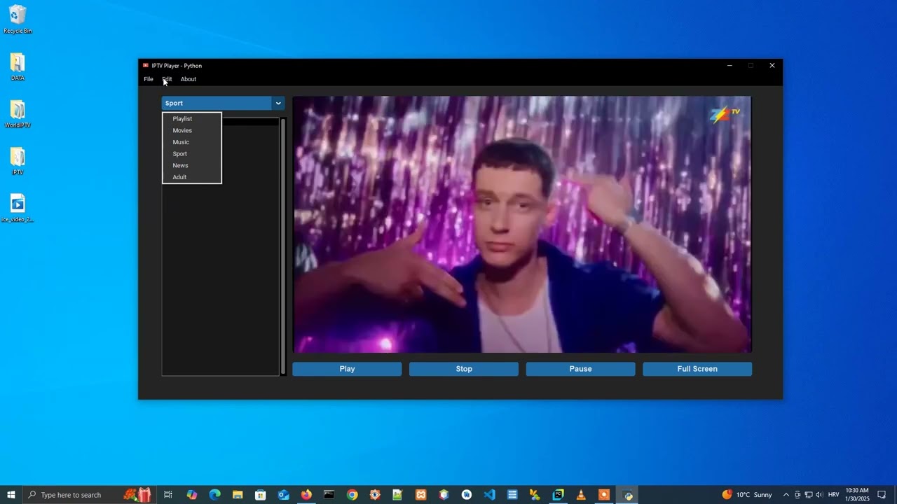 Python - IPTV Player