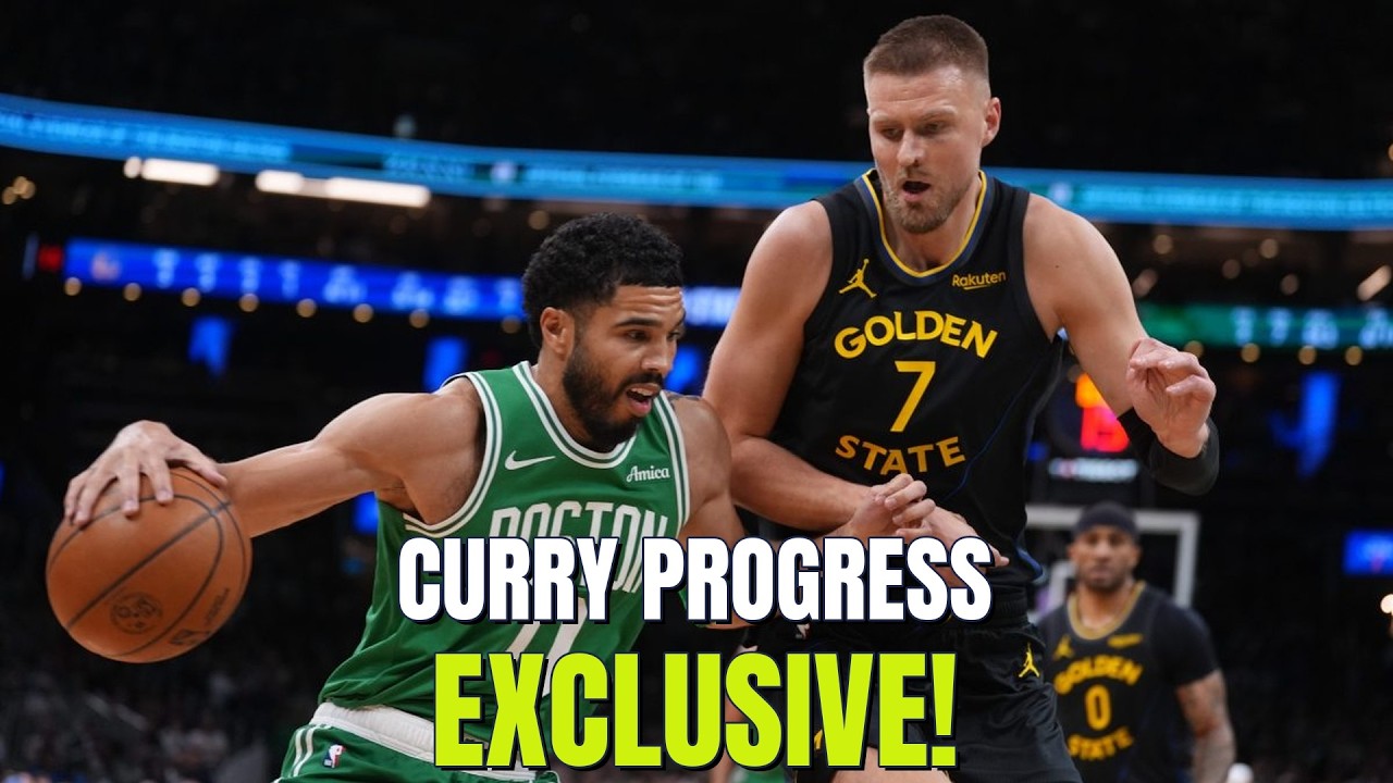 Celtics DOMINATE Warriors! Curry Progress UPDATE! Porzingis Returns!