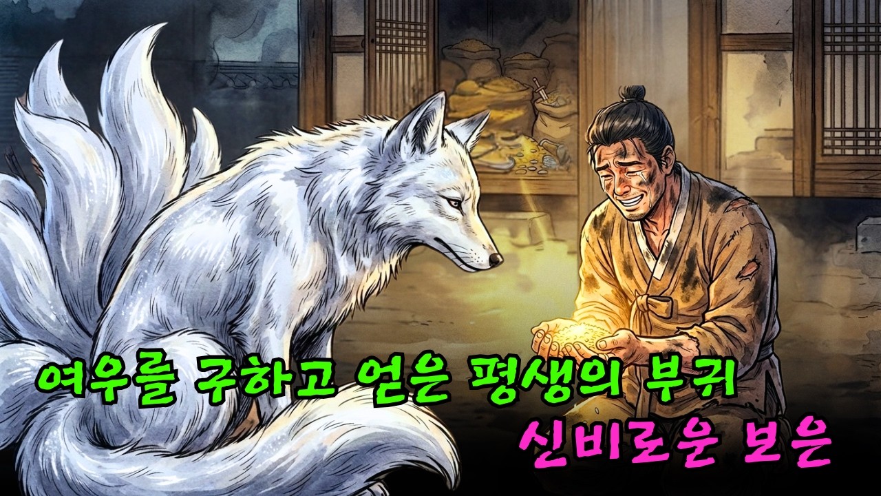 [조선 야사]: 한 덩치 큰 사내가 화마 속에서 구미호를 구해주고 몰락해가던 가문을 다시 화려하게 부활시킨 기적 같은 사연 | 야담 | 민담  |  조선시대 |은혜갚은여우|
