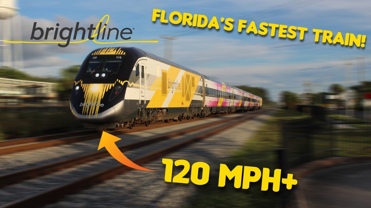 I Took Florida's Fastest Train! | Brightline