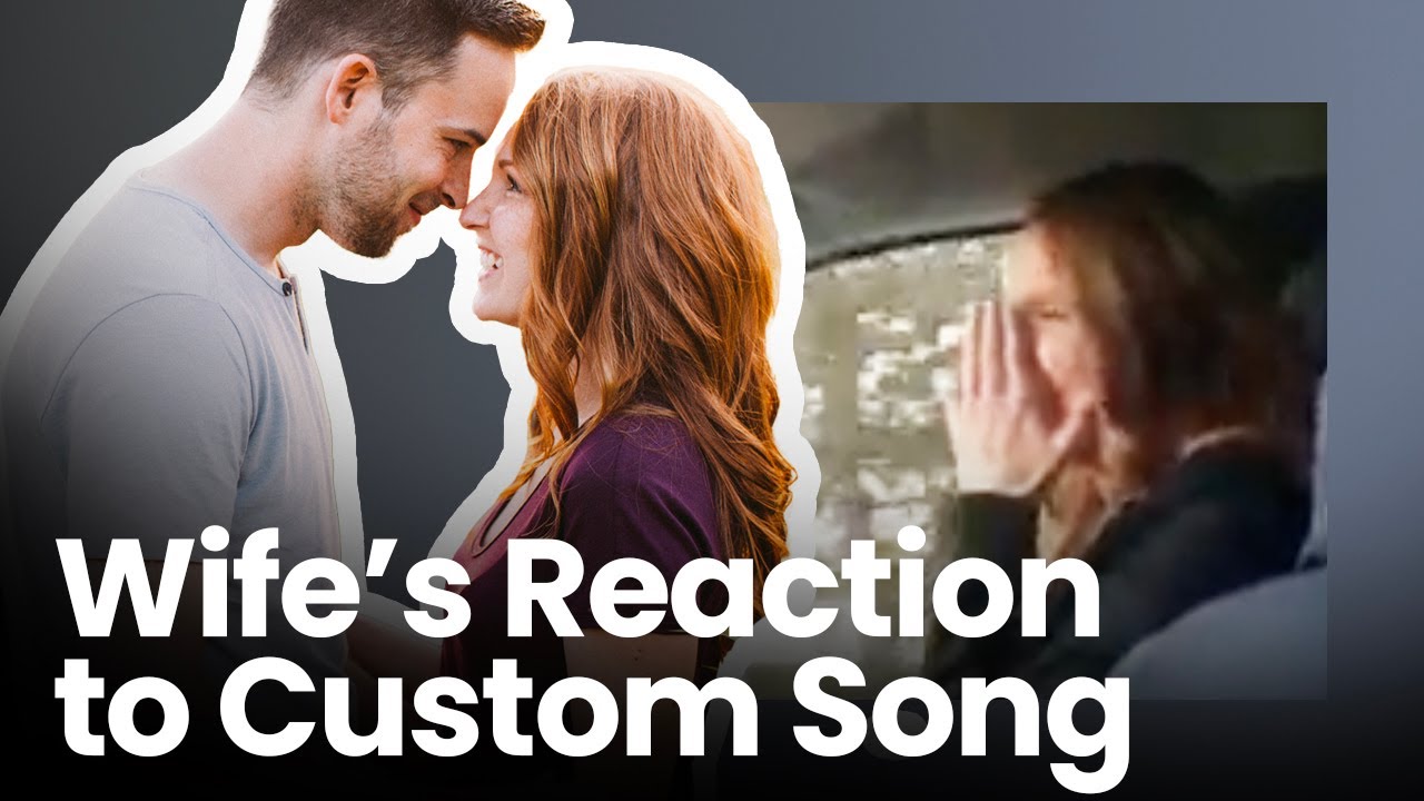 Wife's First Reaction to Custom Song @Songfinch