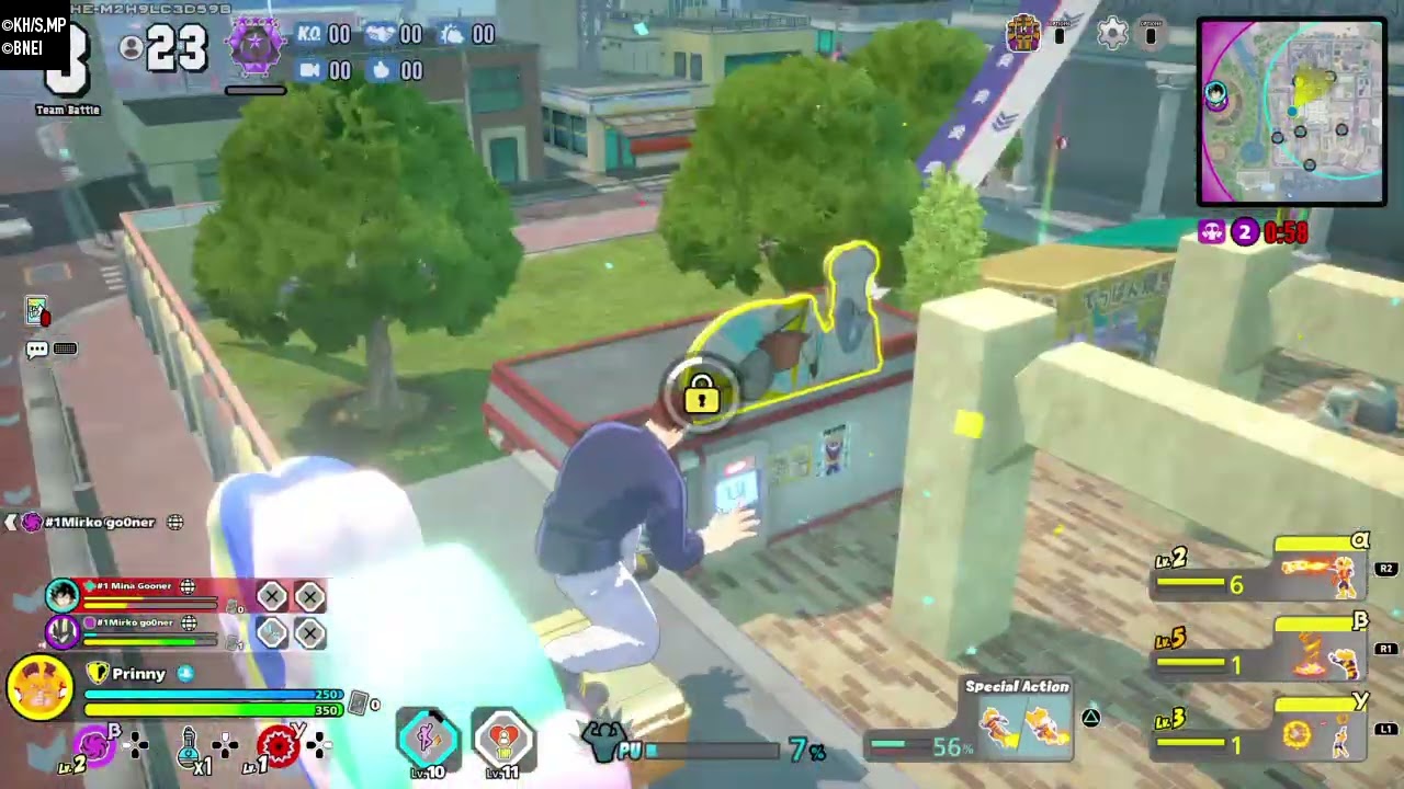 Siendo papeado en my hero ultra rumble #10