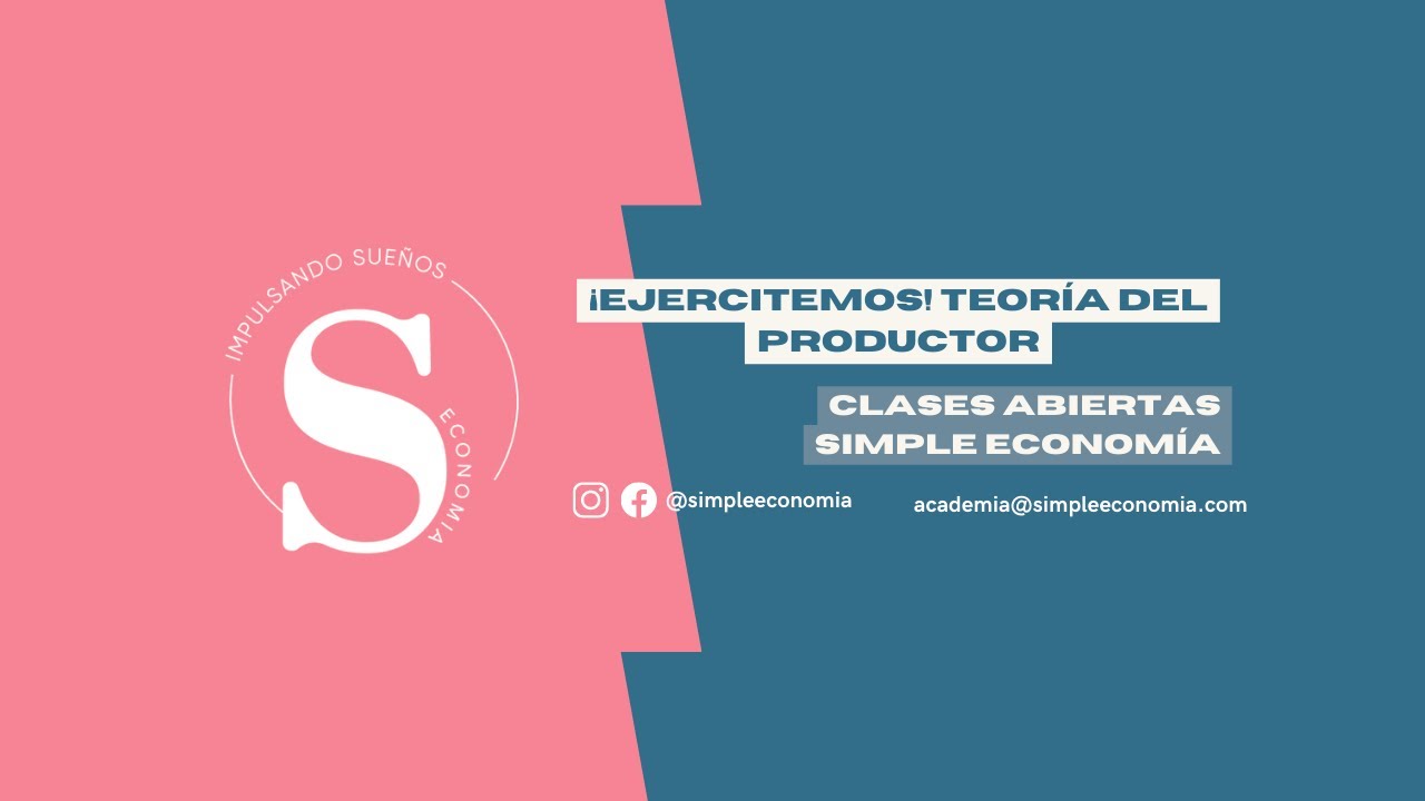EJERCICIO DE TEORÍA DE LA PRODUCCIÓN