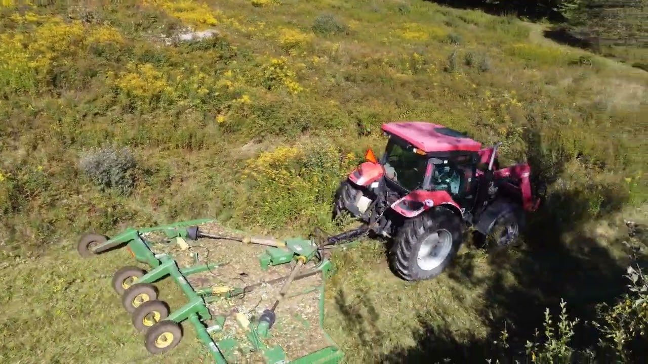 Brush Hogging Overgrown Field - Part 2